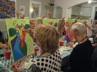 Workshop Dieren Schilderen Bedrijfsuitje of Teamuitje